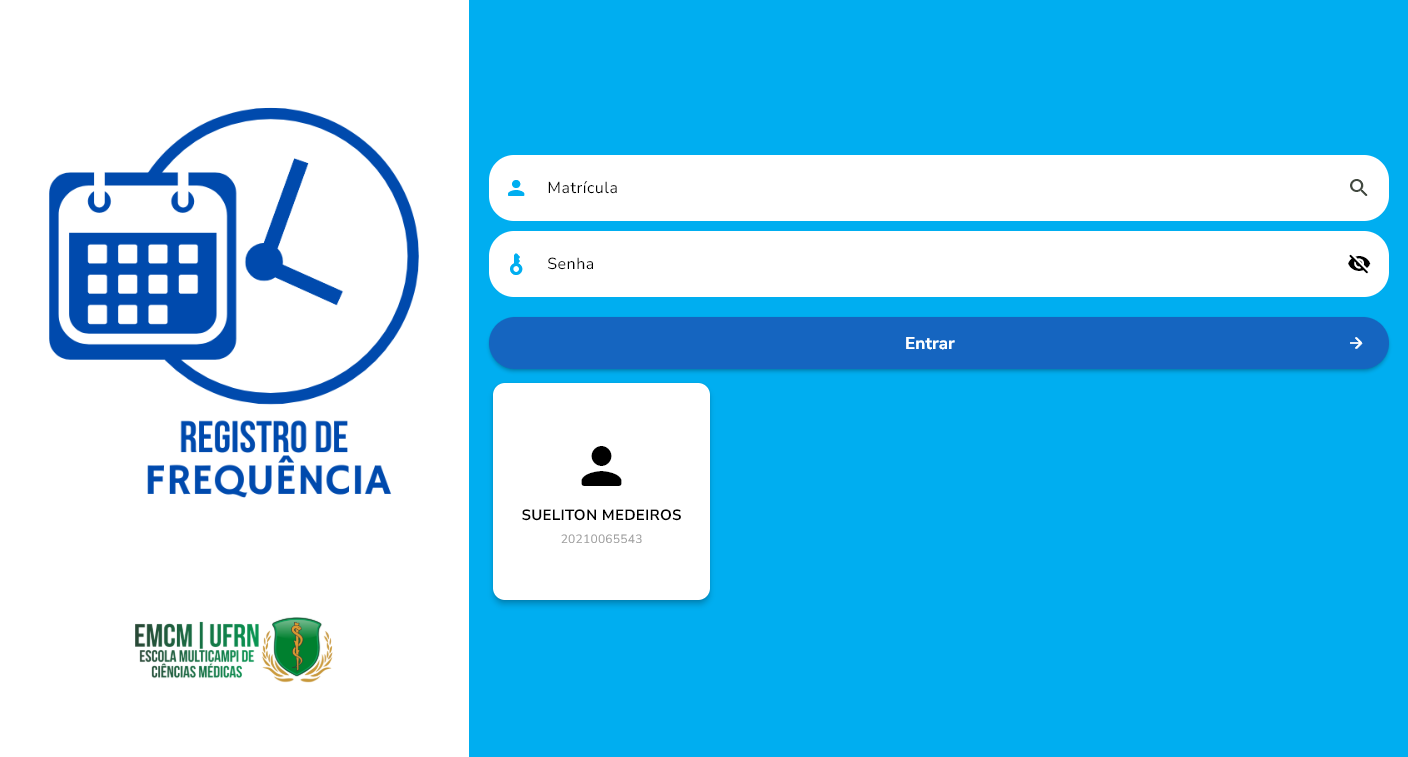 Tela de Login do Aplicativo